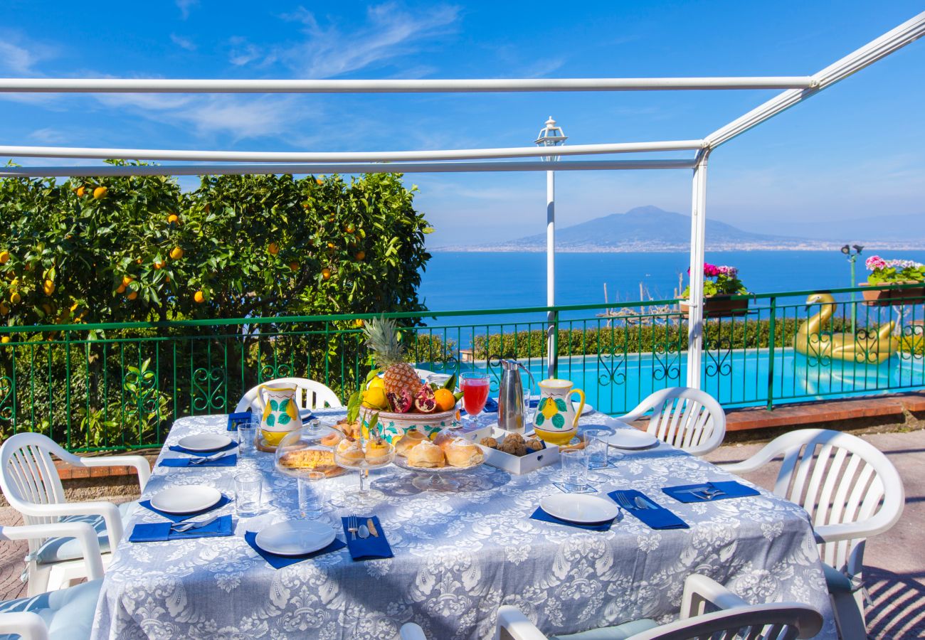 Villa a Sorrento - Villa Luisa  Jacuzzi and Pool