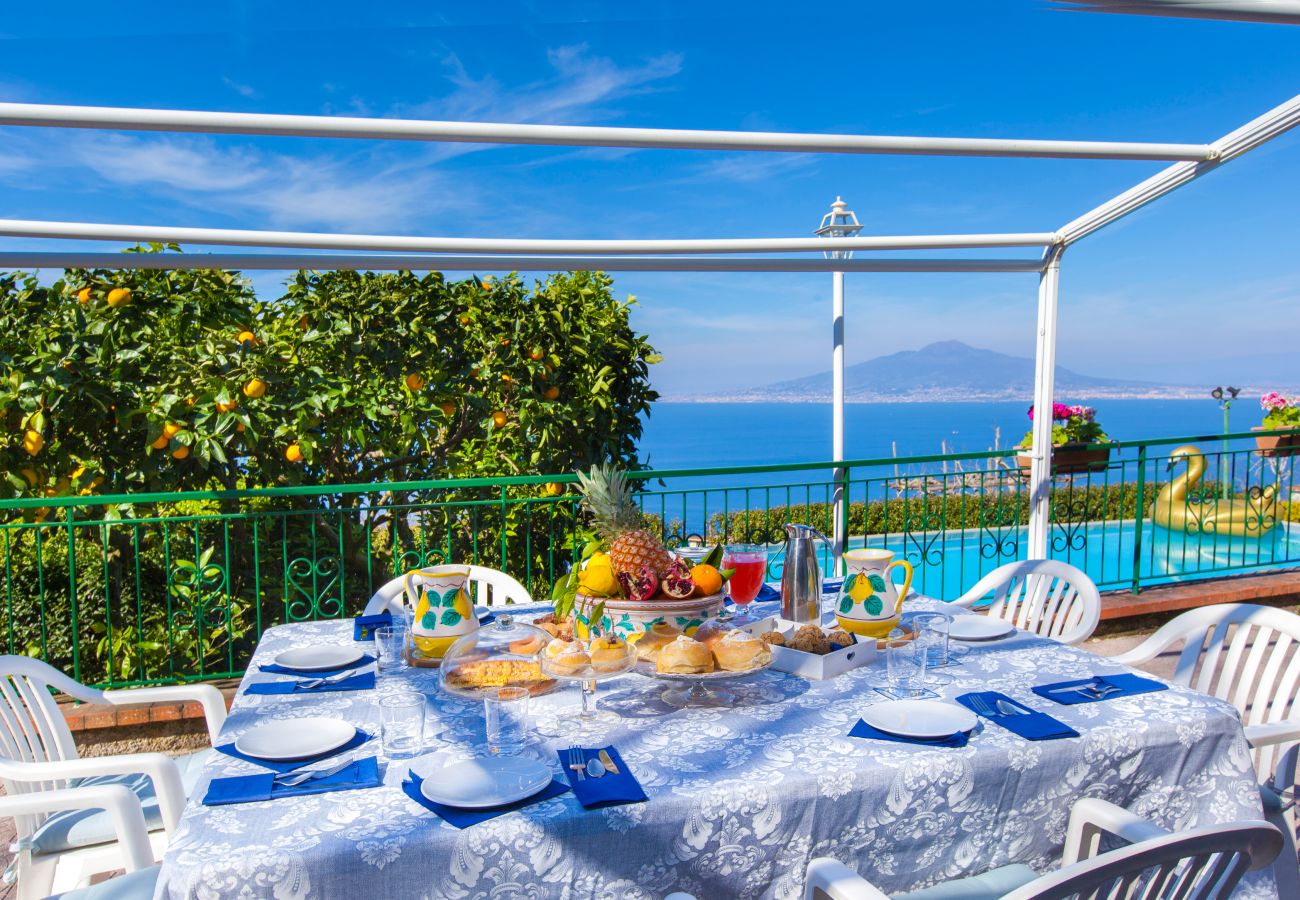 Villa a Sorrento - Villa Luisa  Jacuzzi and Pool